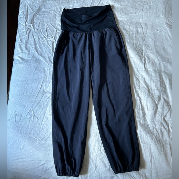 Lululemon Om Pants Jogger Pockets Fold Over High Rise - Picture 1 of 3